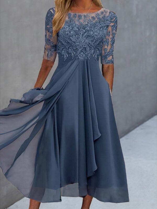 Women's Maxi Dress Lace Swing Dress Elegant Occasion - Image 29