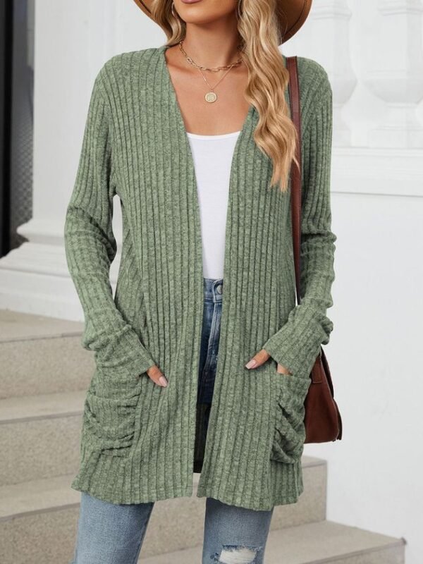 Casual Plain Kimono - Image 10
