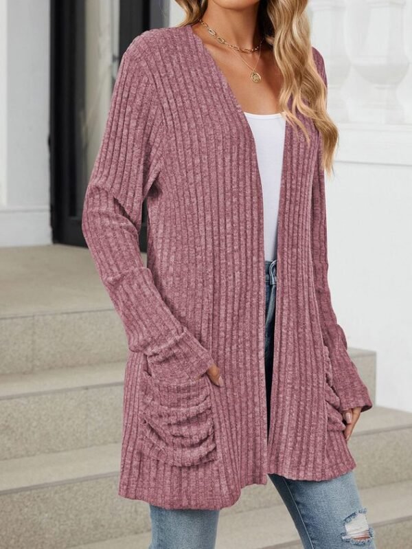 Casual Plain Kimono - Image 4