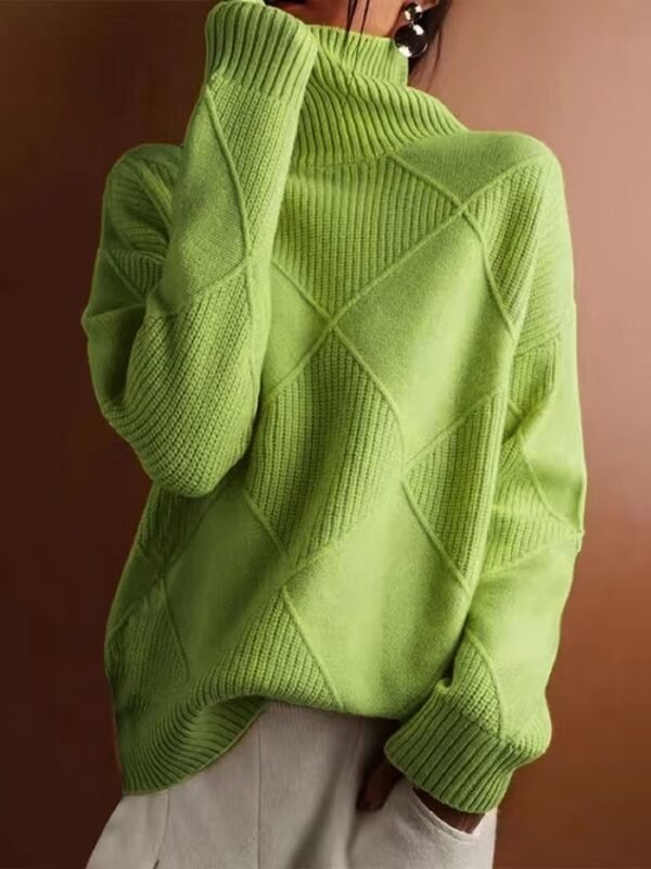 Yarn/Wool Yarn Casual Sweater - Image 3