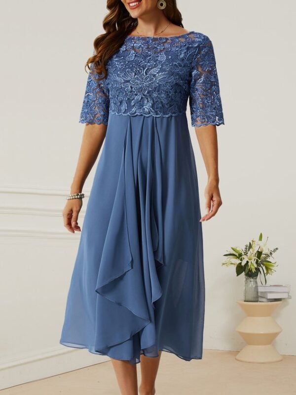 Women's Maxi Dress Lace Swing Dress Elegant Occasion - Image 35