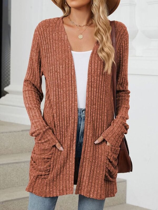 Casual Plain Kimono - Image 6