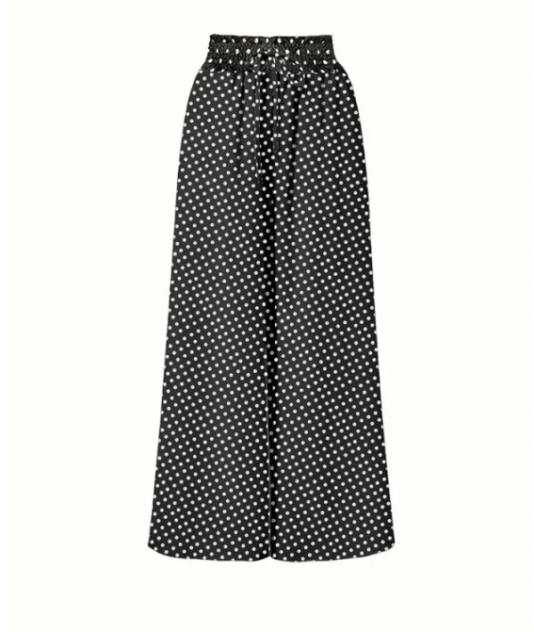Women's  H-Line Wide Leg Pants Daily Going Out Pants Yellow Casual Pocket Stitching Plain Spring/Fall Pants - Image 6