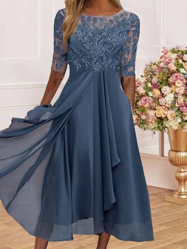 Women's Maxi Dress Lace Swing Dress Elegant Occasion - Image 28