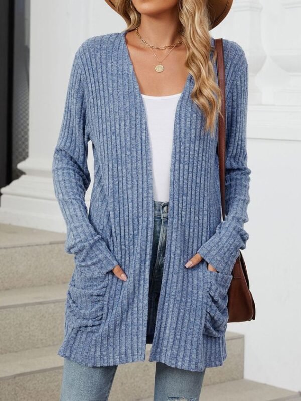 Casual Plain Kimono - Image 9