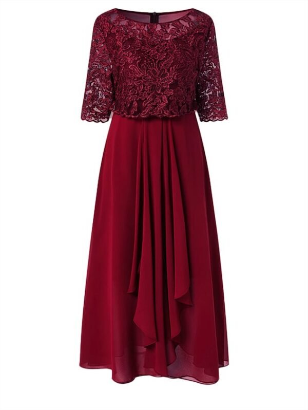 Women's Maxi Dress Lace Swing Dress Elegant Occasion - Image 22