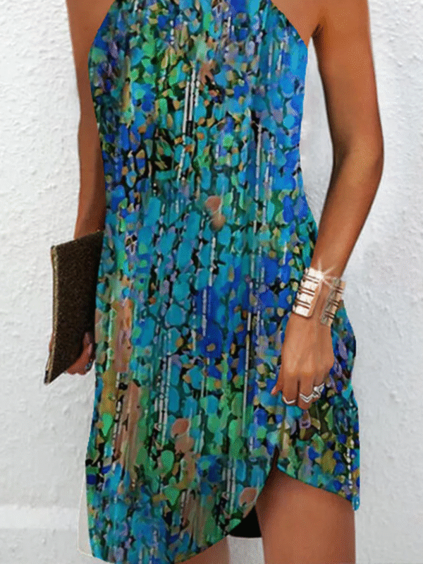 Halter Casual Dress With No - Image 2