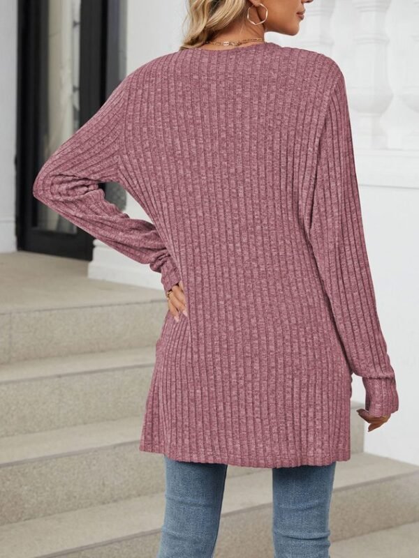 Casual Plain Kimono - Image 5