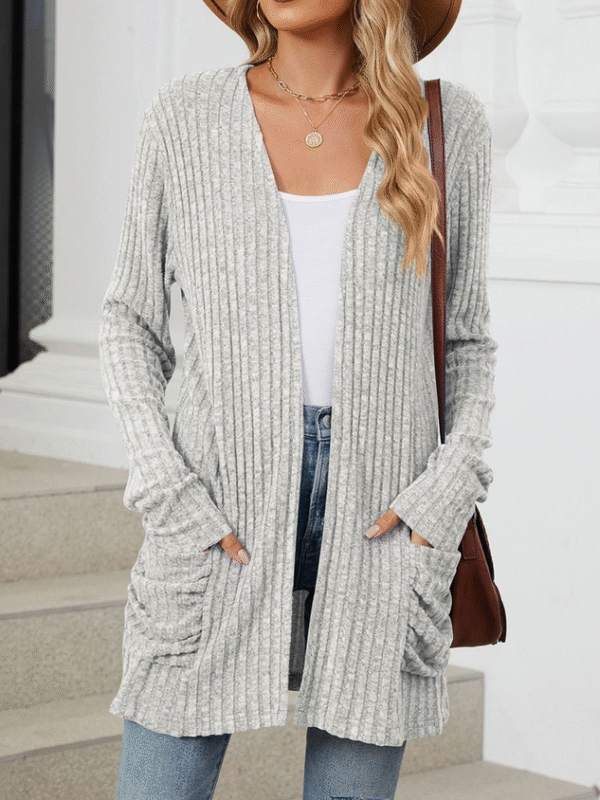 Casual Plain Kimono - Image 13
