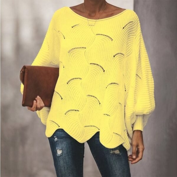 Yarn/Wool Yarn Casual Sweater - Image 2