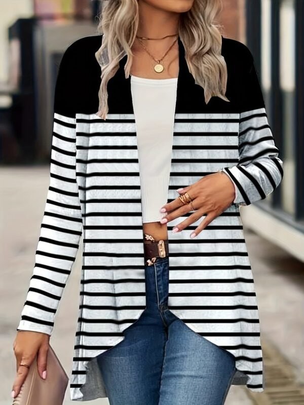 Casual Loose Floral Jacket - Image 6