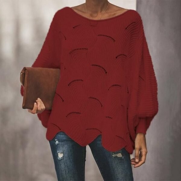 Yarn/Wool Yarn Casual Sweater - Image 3