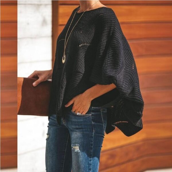 Yarn/Wool Yarn Casual Sweater - Image 5
