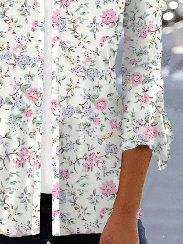 Women's Floral Spring Print Fashion Cardigan - Image 3