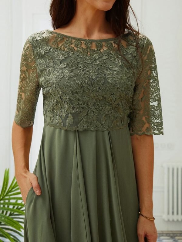 Women's Maxi Dress Lace Swing Dress Elegant Occasion - Image 17