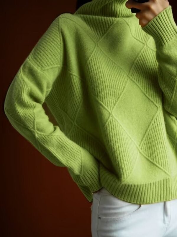Yarn/Wool Yarn Casual Sweater - Image 2