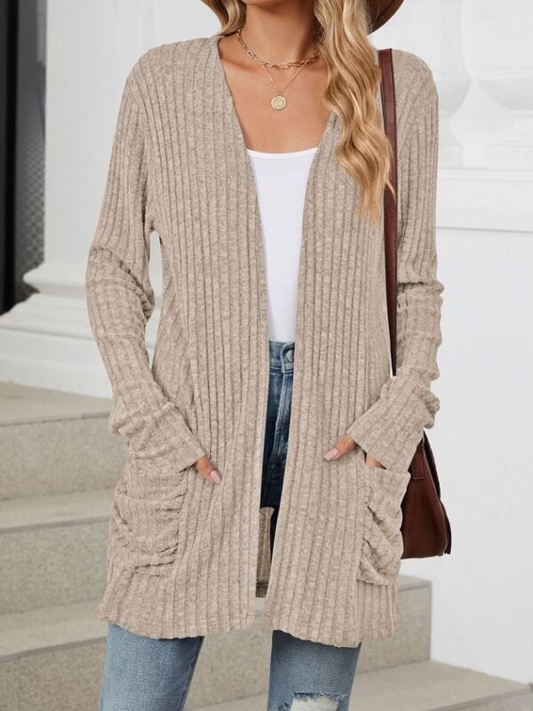 Casual Plain Kimono - Image 8
